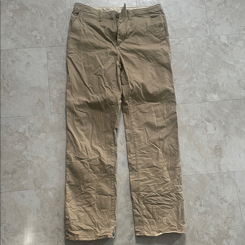🍀Sale 4/$20 GAP Kids uniform khaki pants, sz 14 Husky